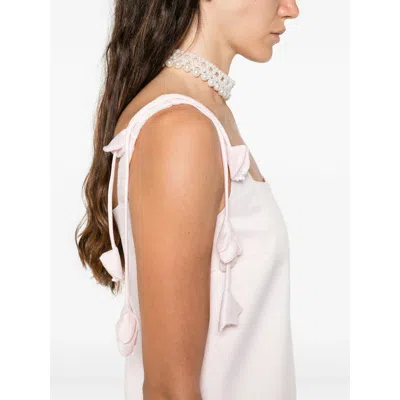 Self-portrait Taffeta Mini Dress In Pink