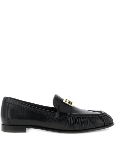 Fendi Flat Shoes Blacks And Greys In Black