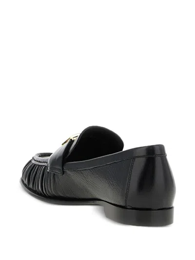 Fendi Flat Shoes Blacks And Greys In Black