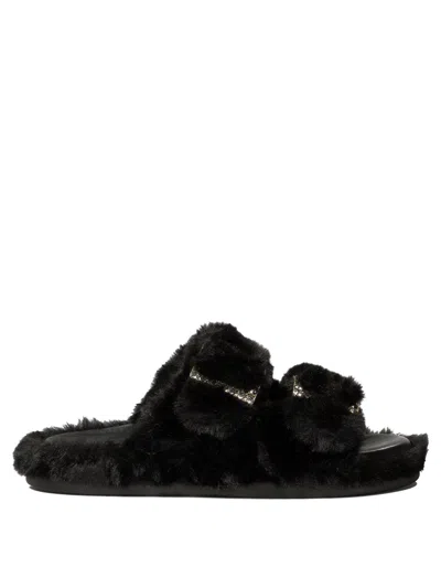Alibi Greta Sandals Black In Black