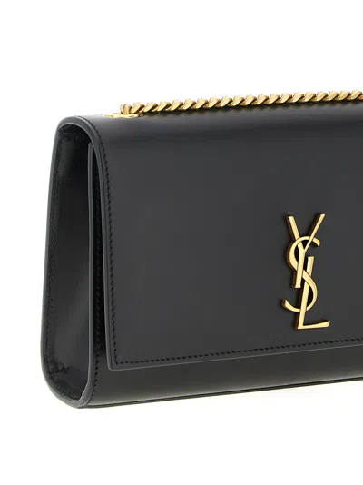 Saint Laurent Kate Small Crossbody Bag In Black