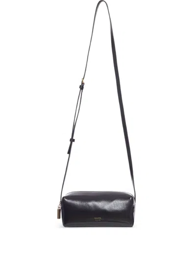 Khaite Kye Mini Leather Crossbody Bag In Black