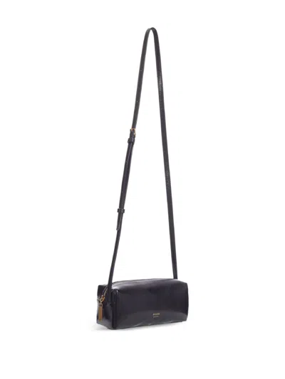 Khaite Kye Mini Leather Crossbody Bag In Black