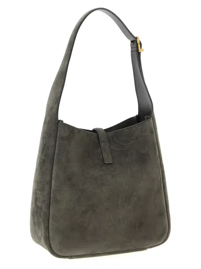 Saint Laurent Le 5 À 7 Shoulder Bags Gray In Gray