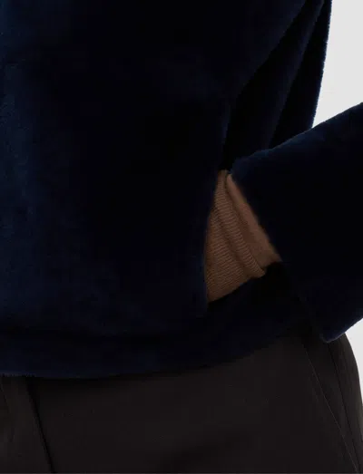 Joseph Alloway Reversible Soft Shearling Jacket In Black