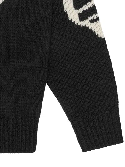 Icecream Running Dog Wool Blend Sweater In Black
