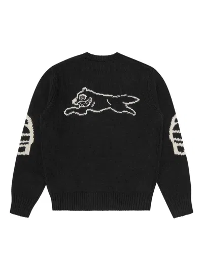 Icecream Running Dog Wool Blend Sweater In Black