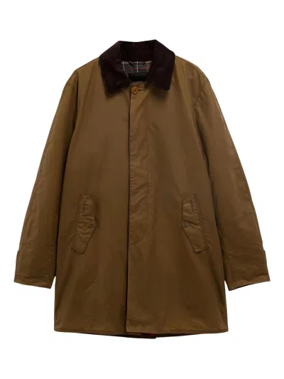 Barbour Ba X Br Wax Trench Coat Wax In Brown