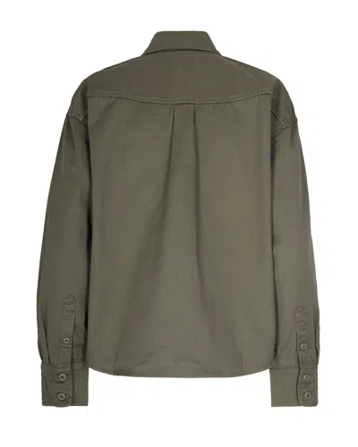 Carhartt Camicia W' Kelly Leaf Rinsed In Green