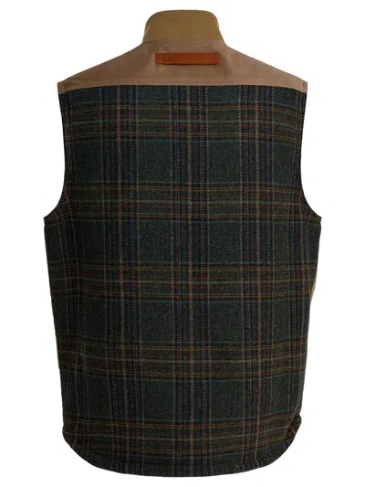 Junya Watanabe Sleeveless Wool Jacket Jackets And Coats Brown In Brown