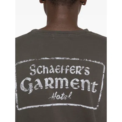 Schaeffer's Garment Hotel Skull Graphic Long-sleeve Sweatshirt In Gray