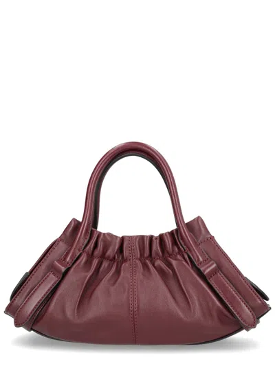 Marc Jacobs The Cristina Satchel Small In Burgundy