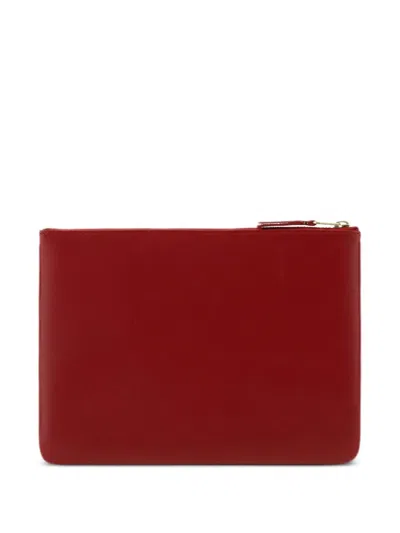 Comme Des Garçons Classic Wallet With Zip Accessories In Brown