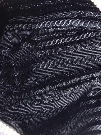 Pre-owned Prada Re-edition 2005 Shoulder Bag Tessuto Small Crossbody Bag In Black