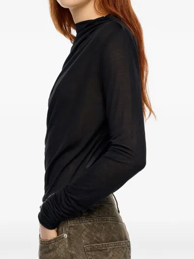 Bimba Y Lola Long-sleeve Top In Black