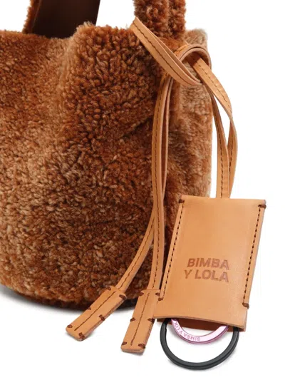Bimba Y Lola Top-handle Mini Bag In Brown