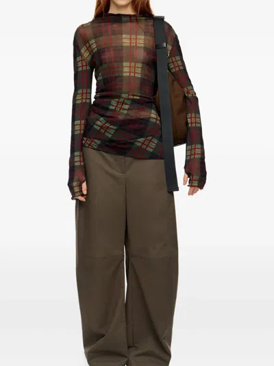 Bimba Y Lola Plaid Top In Multi