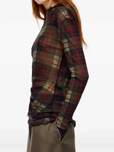 Bimba Y Lola Plaid Top In Multi