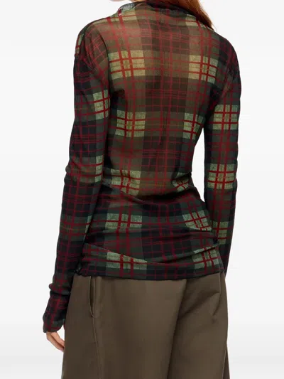 Bimba Y Lola Plaid Top In Multi