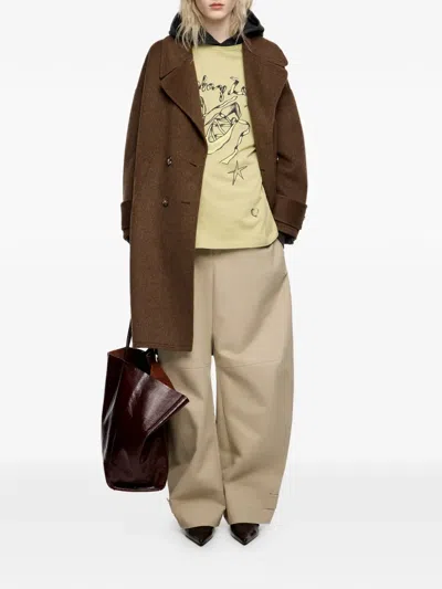 Bimba Y Lola Graphic-print T-shirt In Neutral