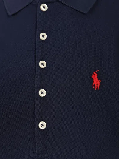 Ralph Lauren Slim Fit Polo Shirt In Blue