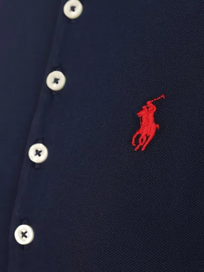 Ralph Lauren Slim Fit Polo Shirt In Blue