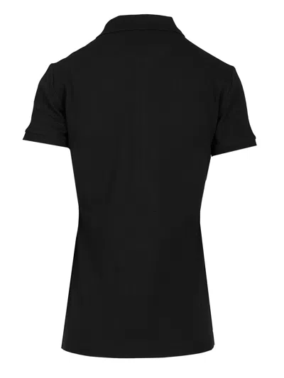 Ralph Lauren Slim Fit Polo Shirt In Black