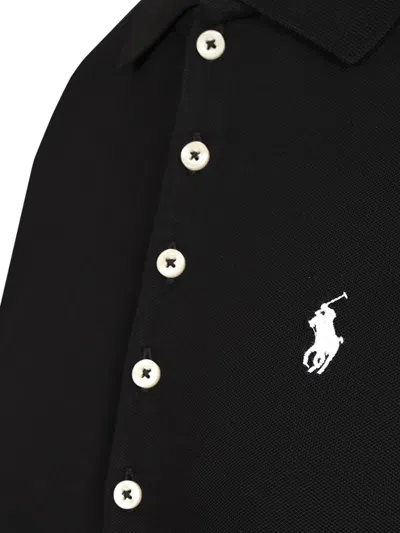 Ralph Lauren Slim Fit Polo Shirt In Black