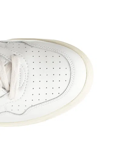 Autry Medalist Leather Low-top Sneakers In White