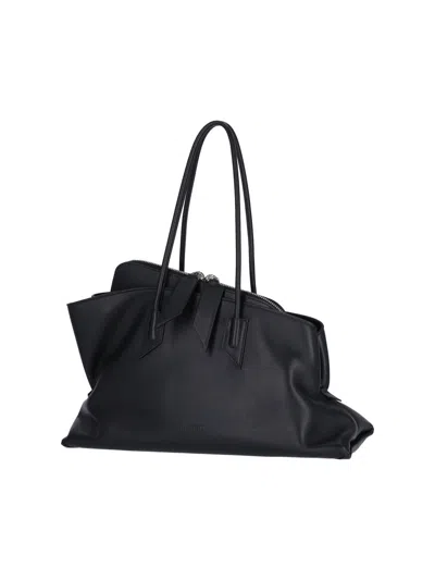 Attico Medium Handbag La Passeggiata In Black