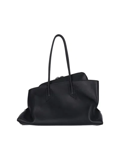 Attico Medium Handbag La Passeggiata In Black