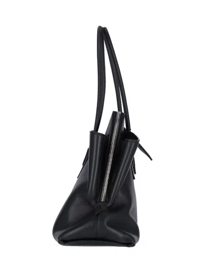 Attico Medium Handbag La Passeggiata In Black