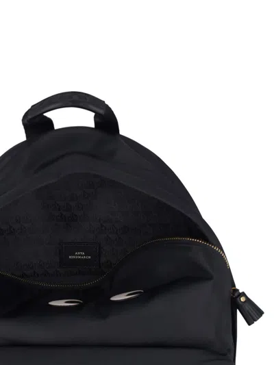 Anya Hindmarch Eyes Backpack In Black