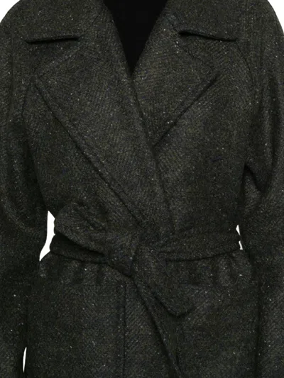 Diega Long Coat Marelo In Green