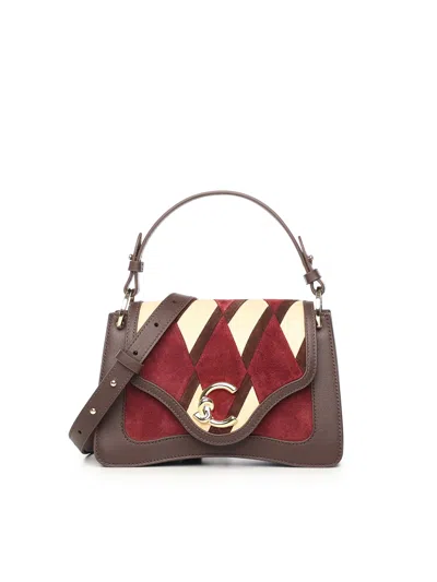 Coccinelle Medium C-me Bag In Burgundy