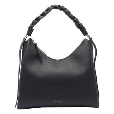 Coccinelle Boheme Medium Tote Bag In Black