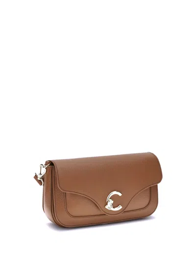 Coccinelle C-me Shoulder Bag In Brown
