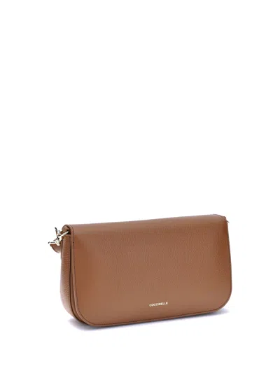 Coccinelle C-me Shoulder Bag In Brown