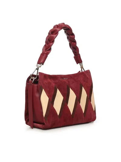 Coccinelle Boheme Small Handbag In Burgundy