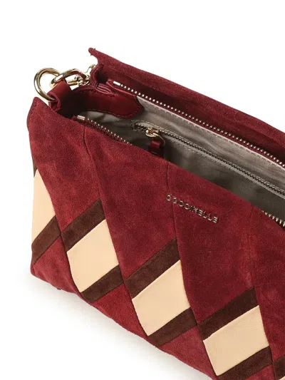 Coccinelle Boheme Small Handbag In Burgundy
