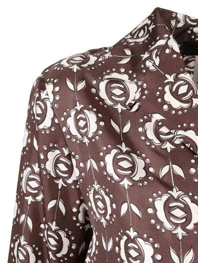 Weekend Max Mara Shirt In Brown