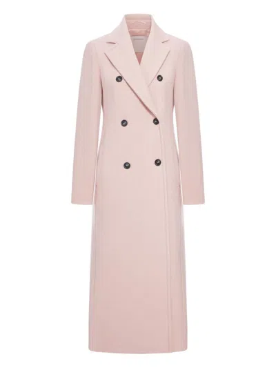 Sportmax Sport Max Wool Coat In Pink