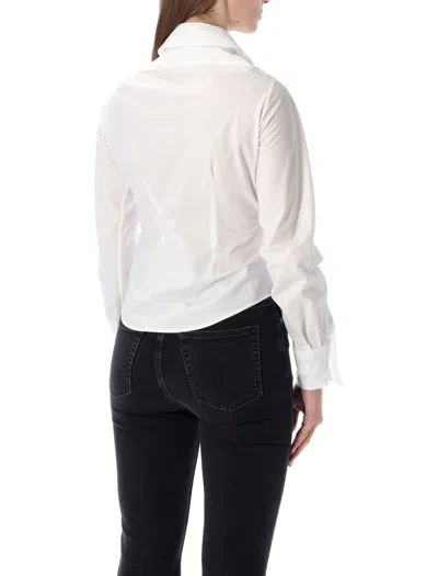 Vivienne Westwood White Drunken Sculpted Shirt In White
