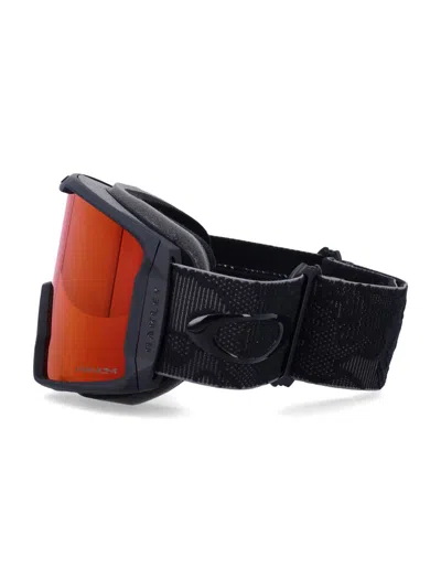 Oakley Line Miner™ L Snow Goggles With F3 Anti-fog Dual Lens In Black