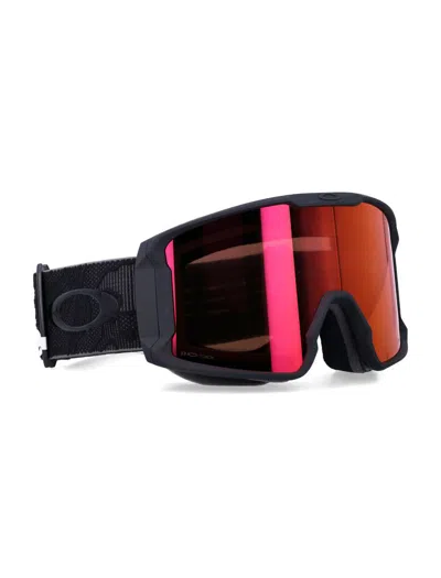 Oakley Line Miner™ L Snow Goggles With F3 Anti-fog Dual Lens In Black