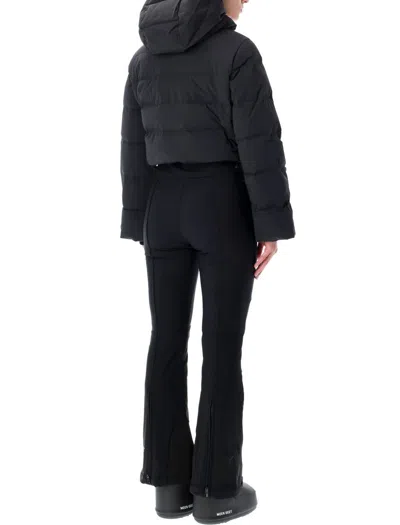 Perfect Moment Black Polar Flare Ski Suit In Black