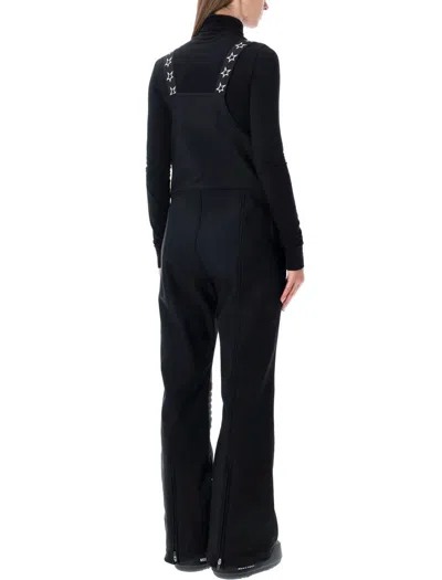 Perfect Moment Black Flared Jg Bib Ski Pants In Black
