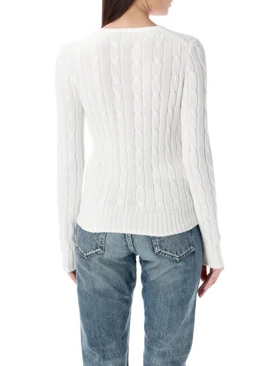 Polo Ralph Lauren Touch Julianna Cable-knit Sweater In White