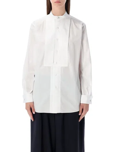 Ralph Lauren White Oversized Smocking Shirt In White