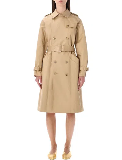 Apc A.p.c. Greta Trench In Brown